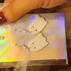Ghost dangle earrings